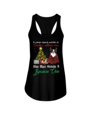 Christmas Alone - Japanese Chin 2 Ladies Flowy Tank tile