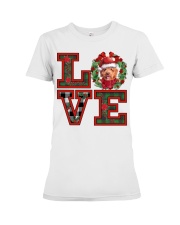 Christmas Love - Irish Doodle Premium Fit Ladies Tee tile