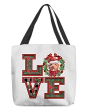 Christmas Love - Irish Doodle All-Over Tote tile