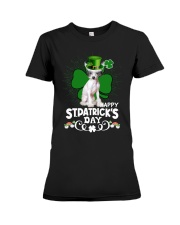 Happy Clover - Chinese Crested Dog 1 Premium Fit Ladies Tee tile