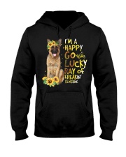 I Am Happy Go Lucky German Shepherd Dog Hooded Sweatshirt tile
