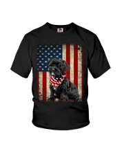 Morkie - American Flag Youth T-Shirt tile