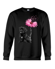 Daisy Ribbon - BLACK Morkie Crewneck Sweatshirt tile