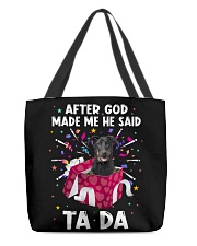 God Said - Beauceron All-Over Tote tile