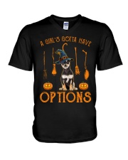 Options - Chihuahua V-Neck T-Shirt tile