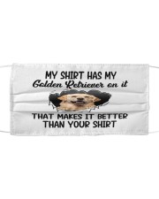 Better Shirt - Golden Retriever 2 Mask tile