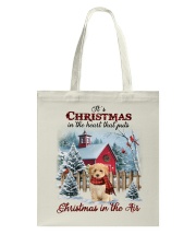 Christmas Air - Poochon Tote Bag tile