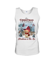 Christmas Air - Poochon Unisex Tank tile