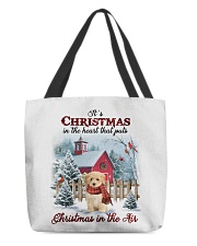 Christmas Air - Poochon All-Over Tote tile