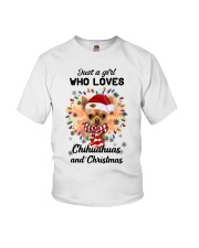 Christmas Girl - TAN Chihuahua 1 Youth T-Shirt tile