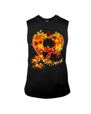 Autumn Leaf - BLACK Shih-Poo Sleeveless Tee tile