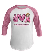 Cure - beagle Baseball Tee tile