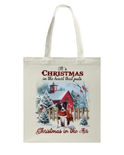 Christmas Air - Border Collie Tote Bag tile