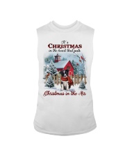 Christmas Air - Border Collie Sleeveless Tee tile