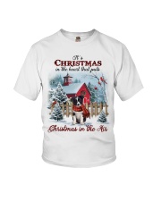 Christmas Air - Border Collie Youth T-Shirt tile