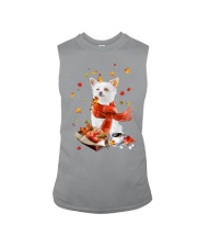 Autumn Leaves Chorkie Sleeveless Tee tile