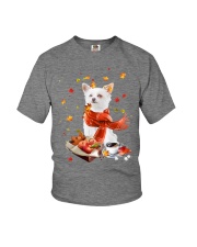 Autumn Leaves Chorkie Youth T-Shirt tile