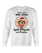Christmas Girl - Lagotto Romagnolo Crewneck Sweatshirt tile