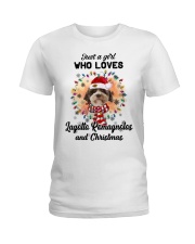 Christmas Girl - Lagotto Romagnolo Ladies T-Shirt tile