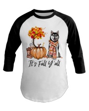 It is Fall - Husky 1 Baseball Tee tile