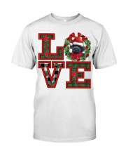Christmas Love - BLACK Schnoodle Classic T-Shirt tile