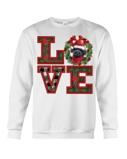 Christmas Love - BLACK Schnoodle Crewneck Sweatshirt tile