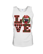 Christmas Love - BLACK Schnoodle Unisex Tank tile