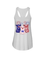 American Firework - Pig Ladies Flowy Tank tile