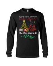 Christmas Alone - BLACK Pug 1 Long Sleeve Tee tile