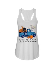 Blue Car - Shoodle Ladies Flowy Tank tile