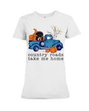 Blue Car - Shoodle Premium Fit Ladies Tee tile