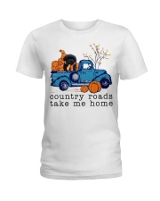 Blue Car - Shoodle Ladies T-Shirt tile