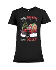 To Be Jolly - BLACK Pug 2 Premium Fit Ladies Tee tile