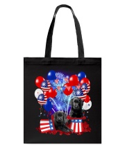 4th July Balloons - Black Labrador Retriever Tote Bag tile