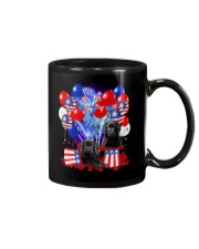 4th July Balloons - Black Labrador Retriever Mug tile