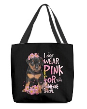 For Someone - Miniature Pinscher All-Over Tote tile