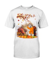 Fall Leaf - Great Pyrenees 1 Classic T-Shirt front