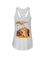 Fall Leaf - Great Pyrenees 1 Ladies Flowy Tank tile