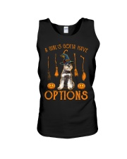 Options - GREY Miniature Schnauzer Unisex Tank tile