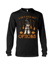 Options - GREY Miniature Schnauzer Long Sleeve Tee tile
