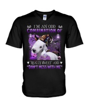 Combination - Bedlington Terrier V-Neck T-Shirt tile