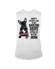 Happy father Day - French Bulldog Sleeveless Tee tile