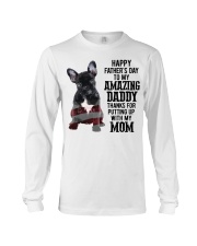 Happy father Day - French Bulldog Long Sleeve Tee tile