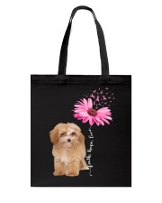 Daisy Ribbon - APRICOT Maltipoo Tote Bag tile