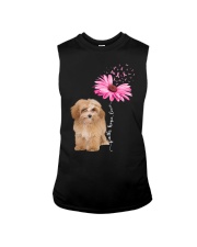 Daisy Ribbon - APRICOT Maltipoo Sleeveless Tee tile