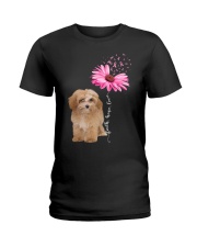 Daisy Ribbon - APRICOT Maltipoo Ladies T-Shirt tile