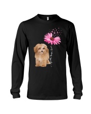 Daisy Ribbon - APRICOT Maltipoo Long Sleeve Tee tile