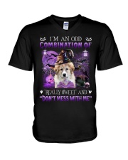 Combination - Great Pyrenees 1 V-Neck T-Shirt tile