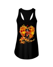 Autumn Leaf - Bernese Mountain Dog 1 Ladies Flowy Tank tile