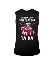 God Said - RED MERLE Australian Shepherd Sleeveless Tee tile